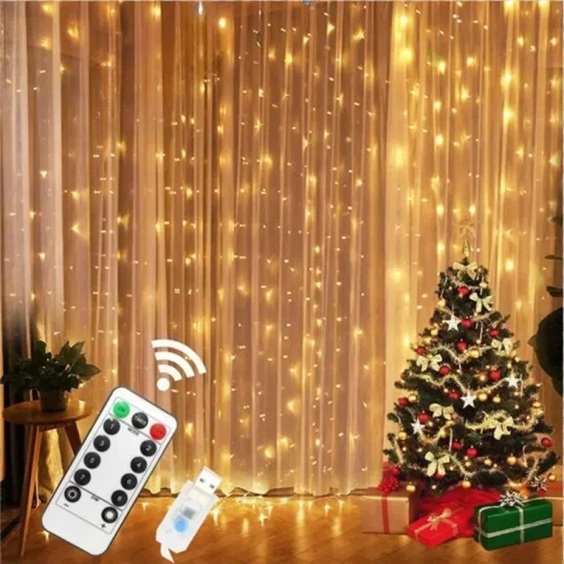 6x3M/3x3m Curtain Garland on T - Fairy Light Curtain 리뷰 및 가격
