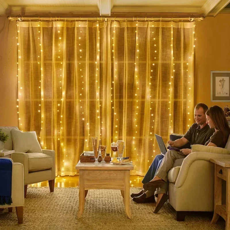 6x3M/3x3m Curtain Garland on T - Fairy Light Curtain 리뷰 및 가격