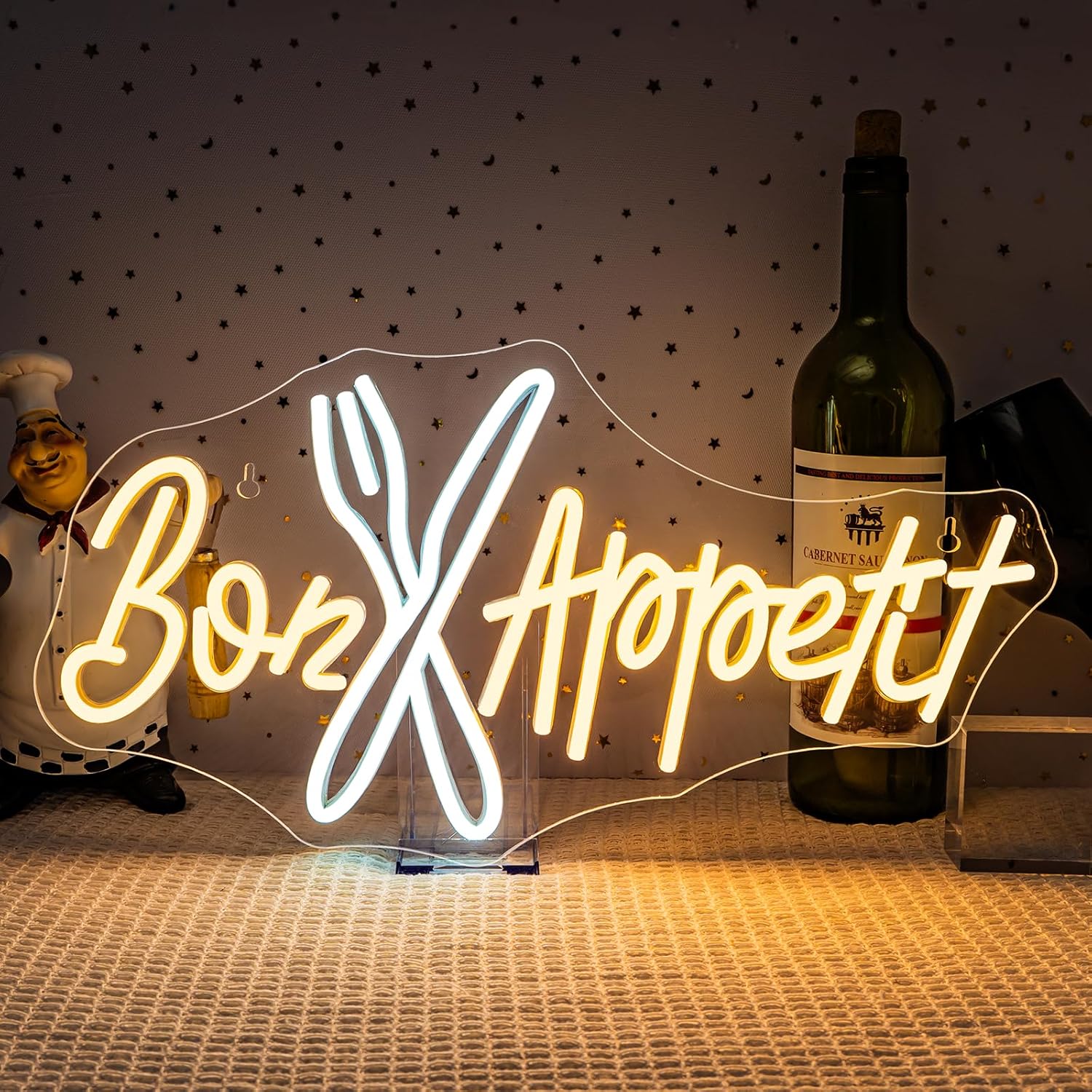 Bon Appétit Neon Sign Good App - Lighting Home Decor Ideas 리뷰 및 가격