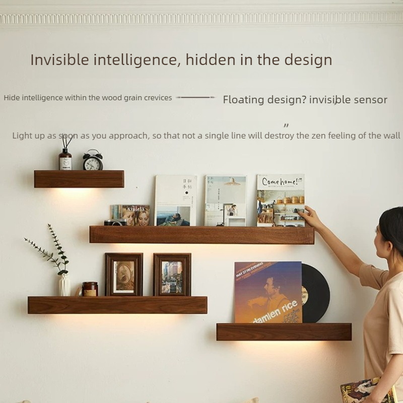 Solid Wood Wall Storage Shelf  - Lighting And Decor Magazine 리뷰 및 가격