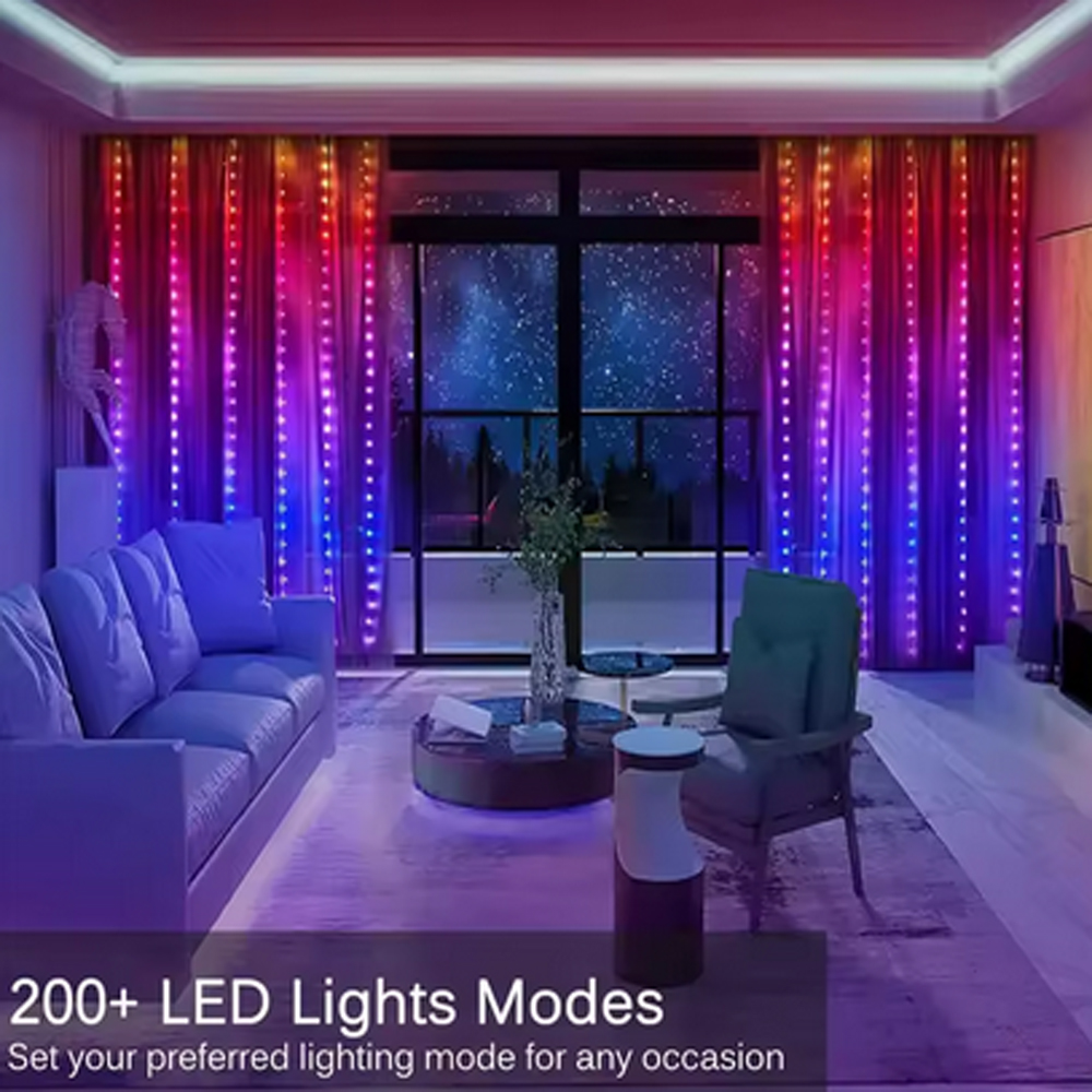 3M RGB Smart LED Curtain Light - Fairy Light Curtain 리뷰 및 가격