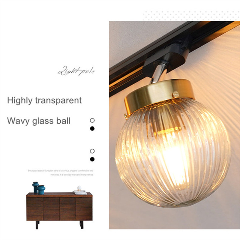 Nordic Led Track Light Glass C - Decor Lighting Fixtures 리뷰 및 가격